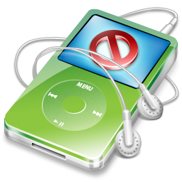 iPod Video Green No Disconnect Icon 256x256 png